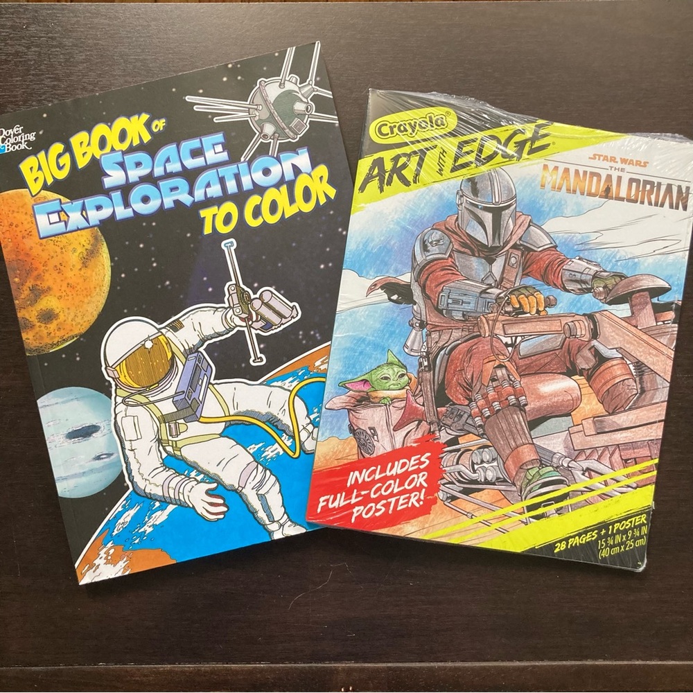 2 advanced coloring books